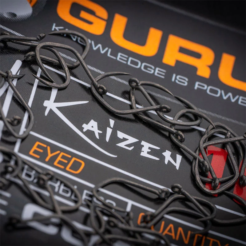 Guru Kaizen Eyed Barbless Hooks